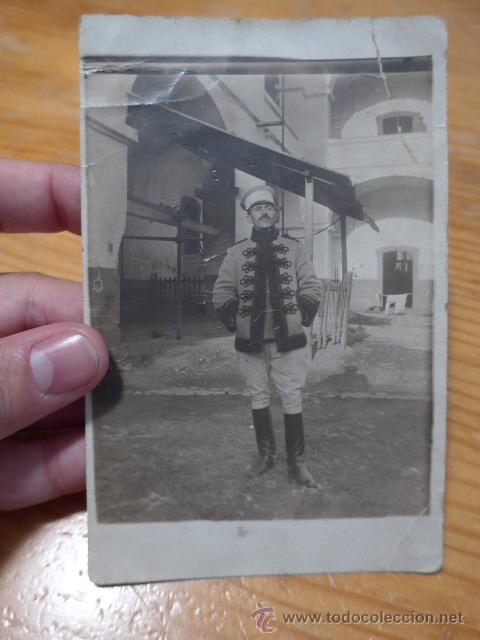 Militaria: Antigua fotografia de caballeria espa&ntilde;ola