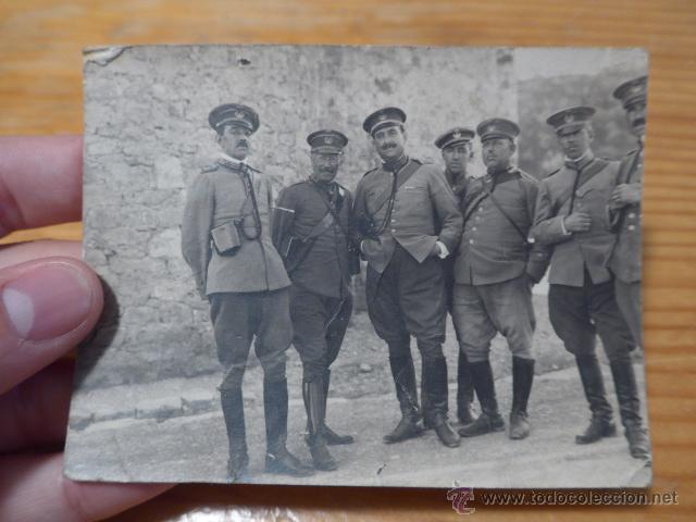 Militaria: Antigua fotografia de caballeria espa&ntilde;ola. Dragones de numancia