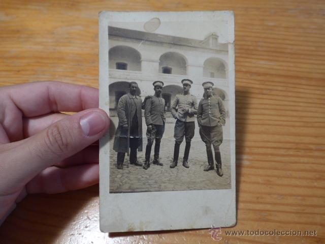 Militaria: Antigua fotografia de caballeria espa&ntilde;ola
