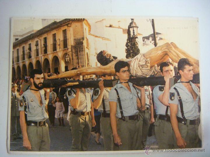 Militaria: POSTAL DE LA LEGION CON EL CRISTO DE LA BUENA SUERTE,