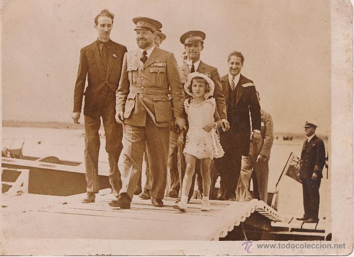 Militaria: FOTOGRAF&Iacute;A DEL GENERAL ITALIANO ITALO BALBO. VIAJE EN HIDROAVI&Oacute;N A USA Y OTROS PA&Iacute;SES. A&Ntilde;O 1933.