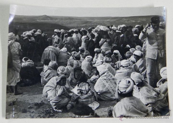 Military Antiques: FOTOGRAFIA DE MOROS DURANTE LA GUERRA DEL RIF, FOTOGRAFIA ZEGRI, MIDE 10,5 X 7,5 CMS.