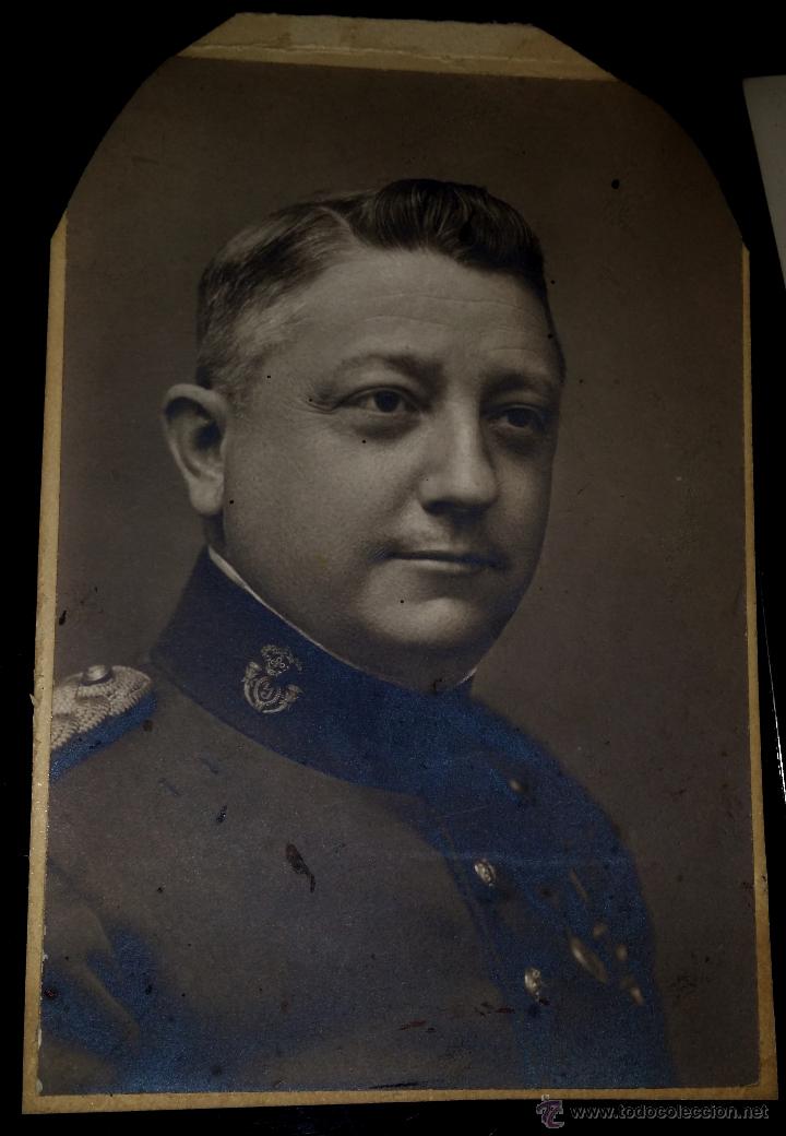 Militaria: FOTOGRAFIA DE OFICIAL DE CAZADORES DE MONTA&Ntilde;A EPOCA DE ALFONSO XIII?