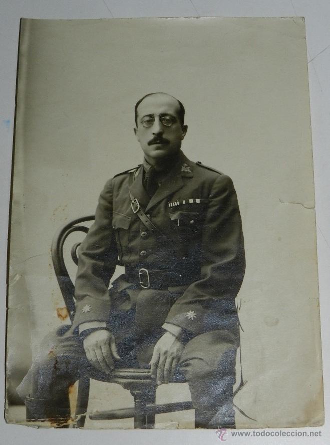 Militaria: FOTOGRAFIA DEL COMANDANTE JACINTO ORTIZ HERNANDEZ, MIDE 16 X 11 CMS.