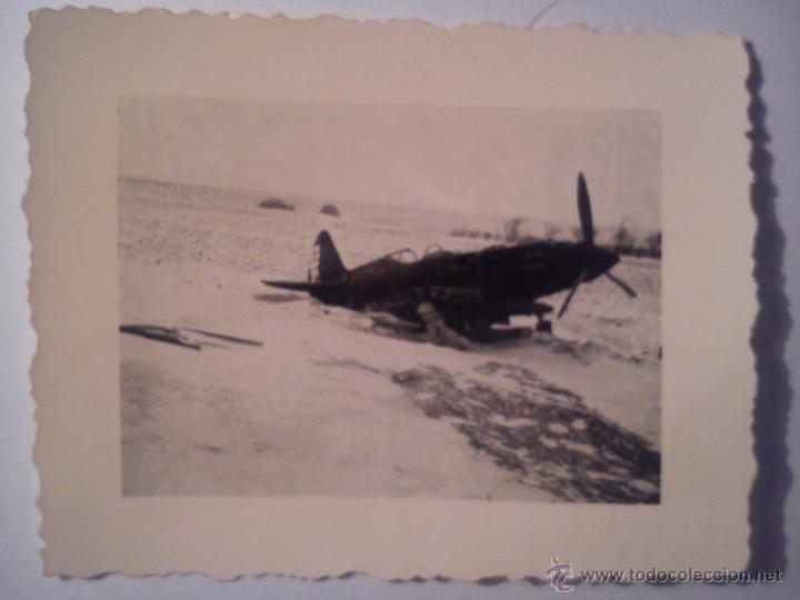 Military Antiques: FOTO FOTOGRAF&Iacute;A ORIGINAL DE UN AVI&Oacute;N YAKOVLEV YAK 3 RUSO DERRIBADO