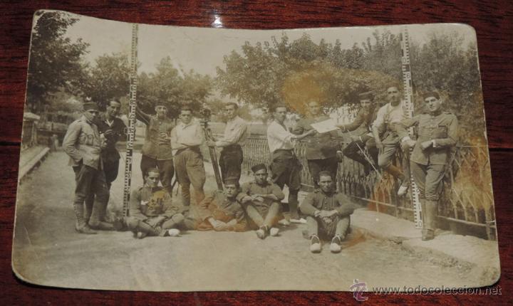 Military Antiques: FOTOGRAFIA DE INGENIEROS DEL CUERPO DE TOPOGRAFOS, TAMA&Ntilde;O POSTAL.