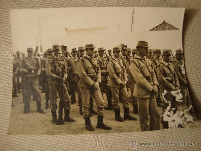 Military Antiques: FOTOGRAFIA MILITAR ESPA&Ntilde;A ESPA&Ntilde;OL GRUPO REGULARES INFANTERIA TETUAN N&ordm; 1 1964/5