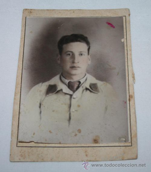 Militaria: FOTOGRAFIA ANTIGUA, RETRATO DE UN SOLDADO DE LA GUERRA DE CUBA ?