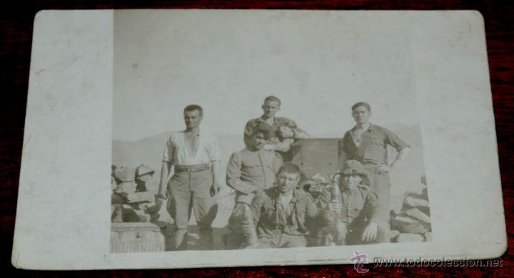 Military Antiques: FOTOGRAFIA DEL REGIMIENTO DE ARTILLERIA EN EL RIF, A&Ntilde;O 1926, TAMA&Ntilde;O POSTAL.