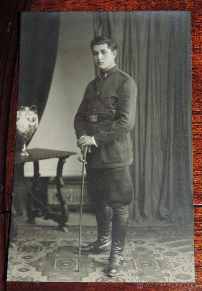 Military Antiques: FOTOGRAFIA SOLDADO DE CABALLERIA, TAMA&Ntilde;O POSTAL.