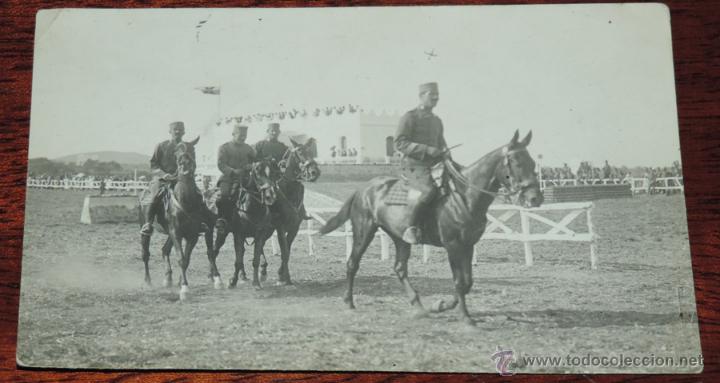 Militaria: FOTO POSTAL DE MILITARES DE CABALLERIA EN MARRUECOS, GUERRA DEL RIF, FECHADA EN 14 DE MAYO DE 1917,