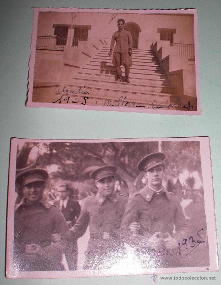 Militaria: 2 fotos militares de 1935