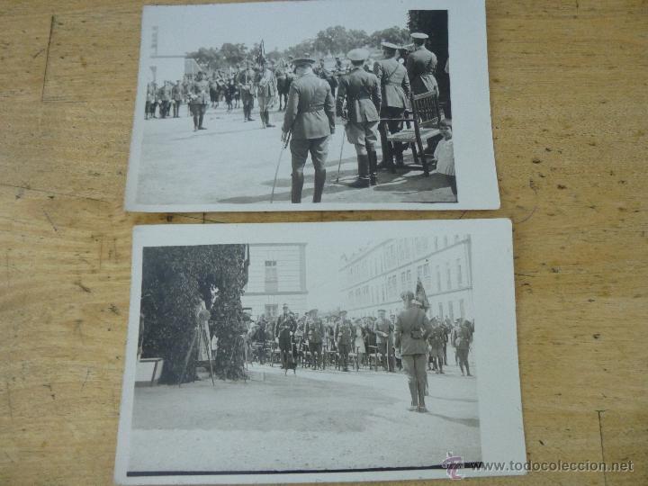 Militaria: 2 interesantes e historicas fotografias del regimiento de telegrafos, en acto, su creacion?