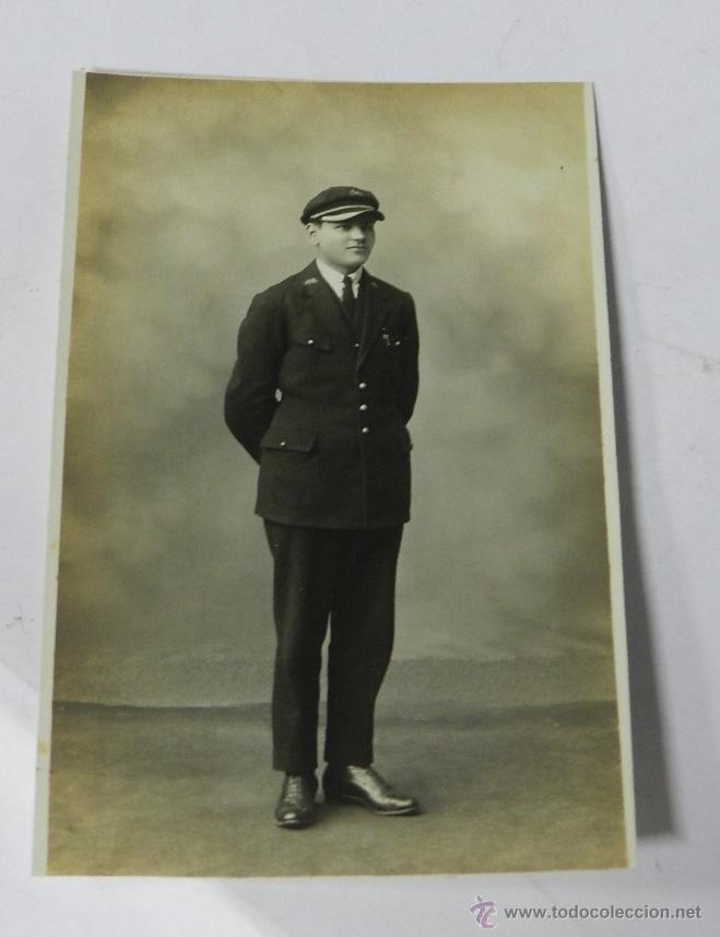 Military Antiques: FOTOGRAFIA DE ALUMNO DE LA ESCUELA INSUSTRIAL DE MARSELLA, FOTO A. PARRAUD, A&Ntilde;O 1925, TAMA&Ntilde;O POSTAL.