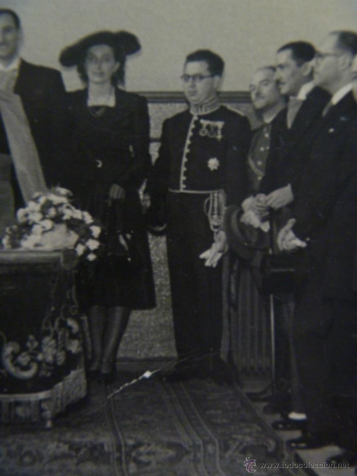 Militaria: FOTO DEL DIPLOMATICO Y EX DIVISION AZUL D. PEDRO SALVADOR DE VICENTE EN UNA BODA