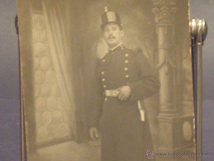 Militaria: Fotograf&iacute;a de un soldado de Ingenieros