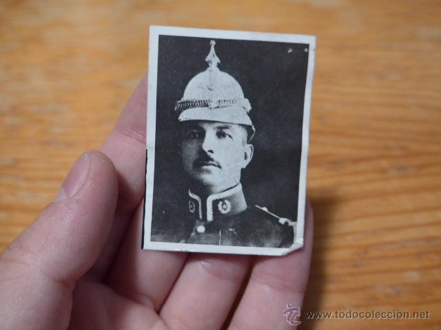 Militaria: Fotografia de militar caballeria, con casco de pincho