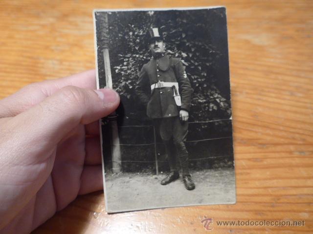 Militaria: Antigua fotografia de militar artilleria de gala, 1923