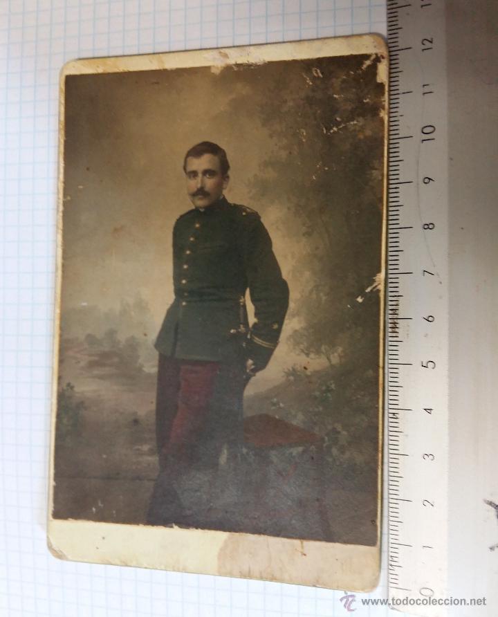 Militaria: Foto de un militar, coloreada