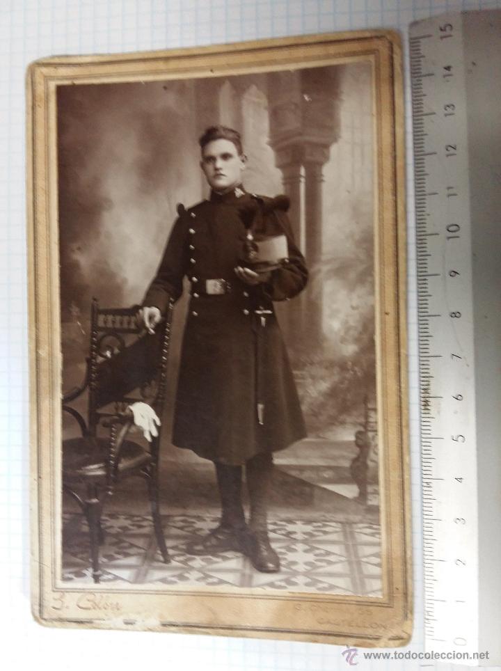 Militaria: Foto de un soldado del 45 de infanter&iacute;a