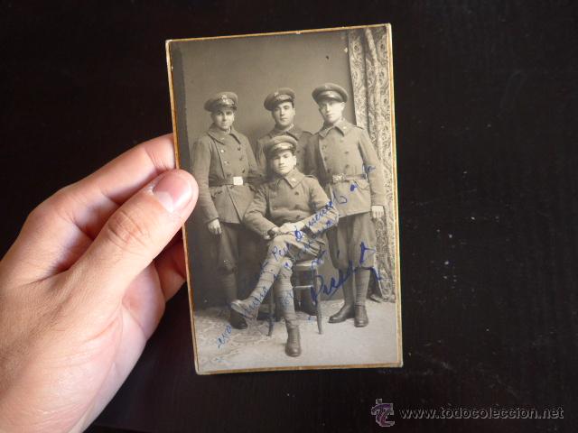 Militaria: Fotografia de militares de infanteria de 1933, republica