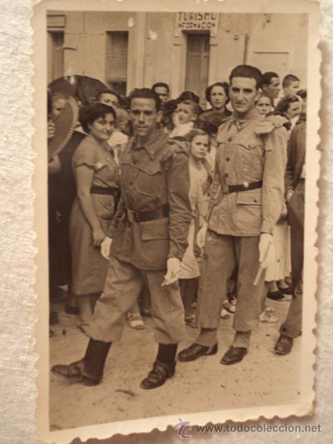 Military Antiques: ANTIGUA FOTOGRAFIA MILITAR A&Ntilde;OS 50 FOTO FORMIGO ELCHE 1952