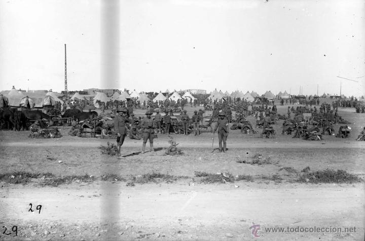 Military Antiques: FOTOGRAFIA DE CRISTAL NEGATIVO MILITARES EN LA GUERRA DEL RIF (MARRUECOS) 1912 APROXIMADAMENTE, MIDE