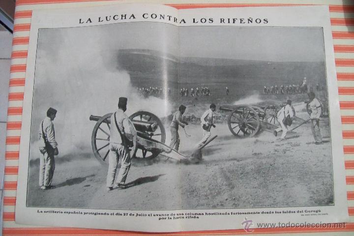 Militaria: DOBLE P&Aacute;GINA LA LUCHA CONTRA LOS RIFE&Ntilde;OS NUEVO MUNDO 1909
