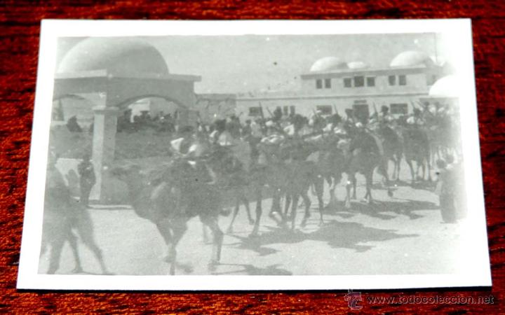 Military Antiques: FOTOGRAFIA DE TROPAS ESPA&Ntilde;OLAS EN SIDI IFNI, SAHARA, 1950, MIDE 7X 4,7 CMS.