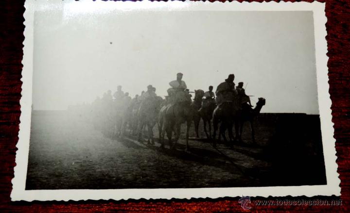 Military Antiques: FOTOGRAFIA DE MILITARES INDIGENAS EJERCITO ESPA&Ntilde;OL EN SIDI IFNI, SAHARA, 1950, MIDE 11,2 X 8,4 CMS
