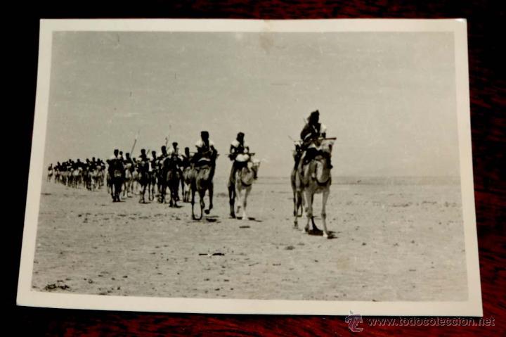 Military Antiques: FOTOGRAFIA GRANDE DE  TROPAS EJERCITO ESPA&Ntilde;OL EN SIDI IFNI,  SAHARA, 1950, MIDE 17,5 X 12,5  CMS.