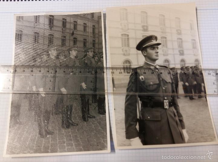Militaria: 2 fotos antiguas, 18 x 11 cm