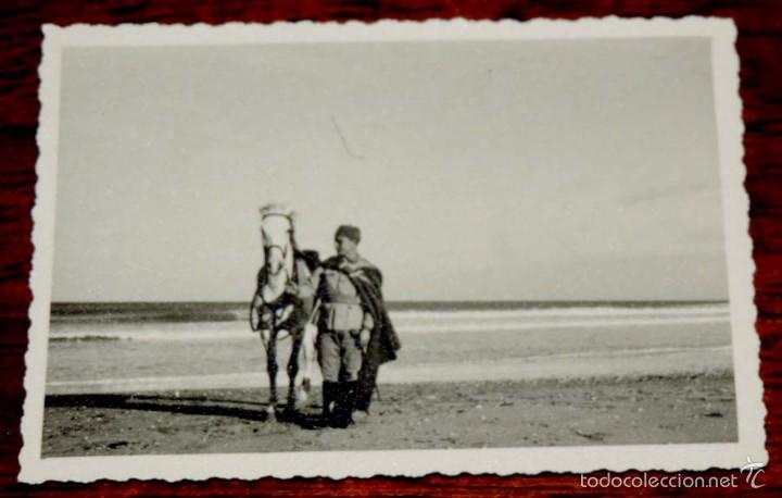Militaria: ANTIGUA FOTOGRAFIA DE MILITAR DE CABALLERIA, MIDE 10 X 7 CMS.