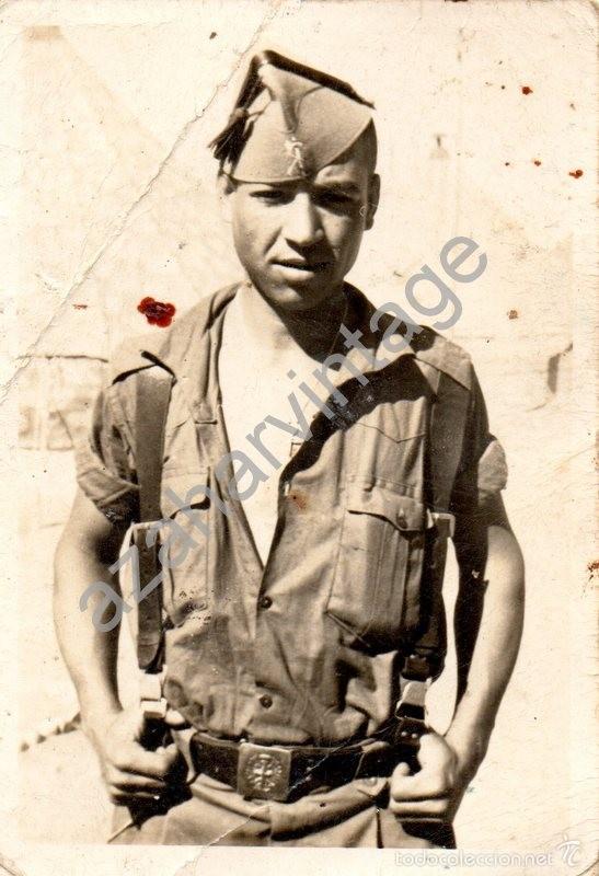 Militaria: ANTIGUA FOTOGRAFIA DE UN LEGIONARIO,75X105MM
