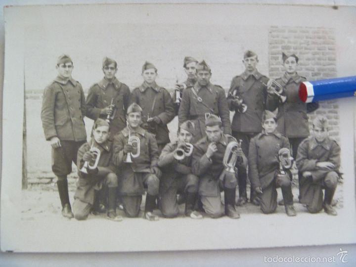 Militaria: REPUBLICA : BANDA DE MUSICA DE TRANSMISIONES DE EL PARDO , TURUTAS CON CORNETAS . 1934