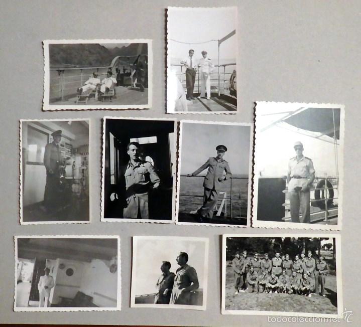 Militaria: FOTOGRAFIAS MILATARES- MARINA Y UNA  EJERCITO DE TIERRA A&Ntilde;OS 40