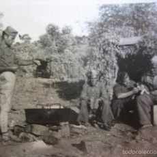 Militaria: FOTOGRAFÍA SOLDADOS ARTILLERÍA DEL EJÉRCITO NACIONAL. 1937. Lote 58667582