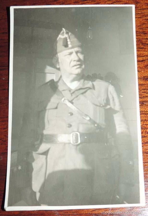 Militaria: FOTO POSTAL DE CAPITAN DE EJERCITO ESPA&Ntilde;OL, NO CIRCULADA, ESCRITA POR EL REVERSO.