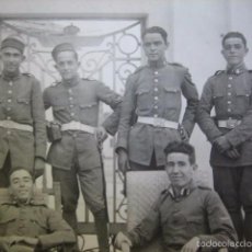 Militaria: FOTOGRAFÍA SOLDADOS AVIACIÓN. AERÓDROMO DE GETAFE 1927. Lote 60257963