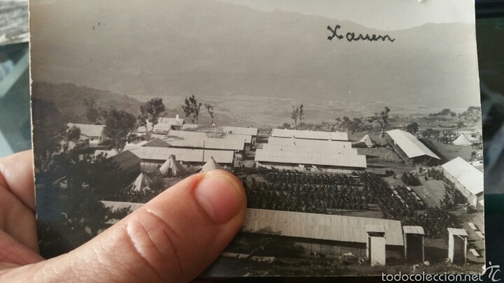 Military Antiques: Fotograf&iacute;a postal de misa de campa&ntilde;a en el campamento general xauen guerra &Aacute;frica