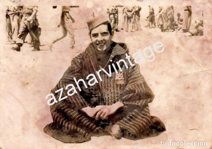 Military Antiques: ANTIGUA FOTOGRAFIA MILITAR , TIRADORES DE IFNI,105X75MM