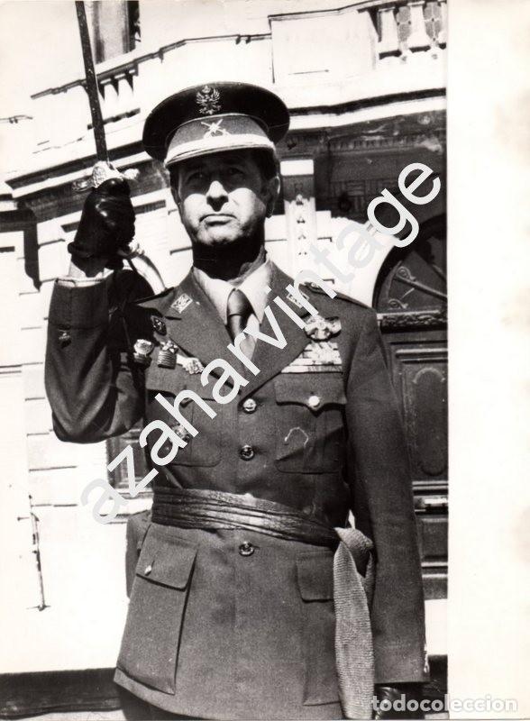 Militaria: ANTIGUA FOTOGRAFIA DEL GENERAL DE BRIGADA LUIS PINILLA SOLIVERES,DIRECTOR ACADEMIA MILITAR,240X180MM