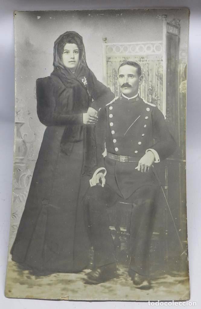 Militaria: ANTIGUA FOTOGRAFIA ARTISTICA DE GRAN TAMA&Ntilde;O DE GUARDIA CIVIL DEL REGIMIENTO N. 12, EPOCA ALFONSO XII