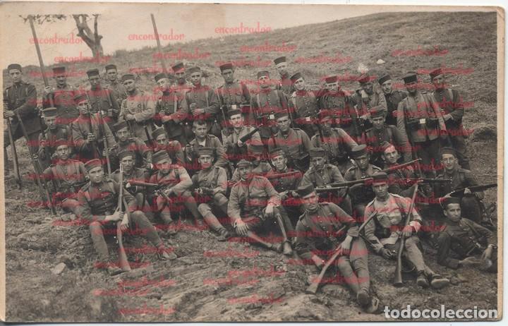 Militaria: Fotograf&iacute;a antigua regimiento 21 Guerra del Rif Guerra de Marruecos Guerra de Africa