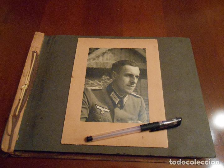 Militaria: &Aacute;lbum fotogr&aacute;fico personal oficial alem&aacute;n wehrmacht 200 fotografias