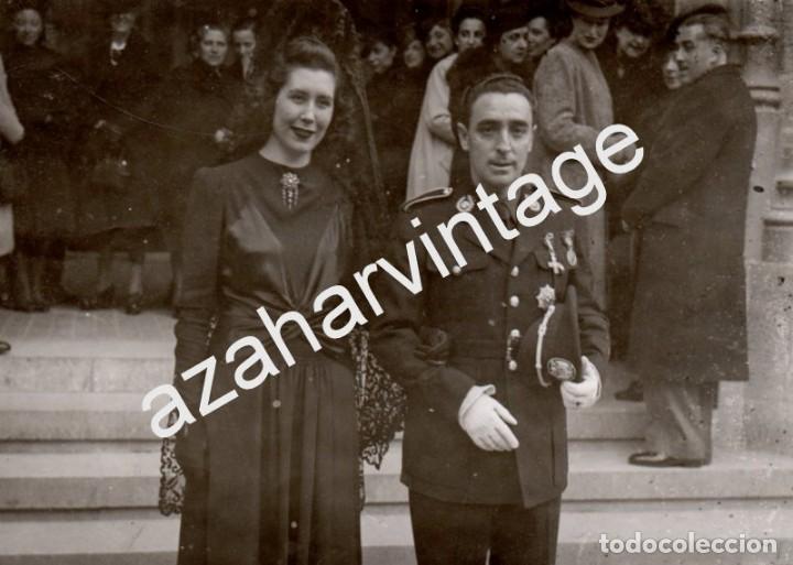 Militaria: ANTIGUA FOTOGRAFIA, JERARCA DE SANIDAD, CONDECORADO, EX COMBATIENTE, 175X128MM