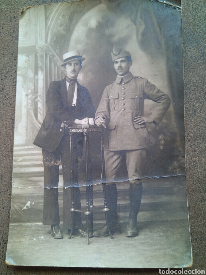Militaria: Antigua foto militar a&ntilde;os 20 .de estudio