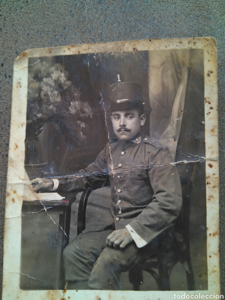 Militaria: Antigua foto militar a&ntilde;os 20