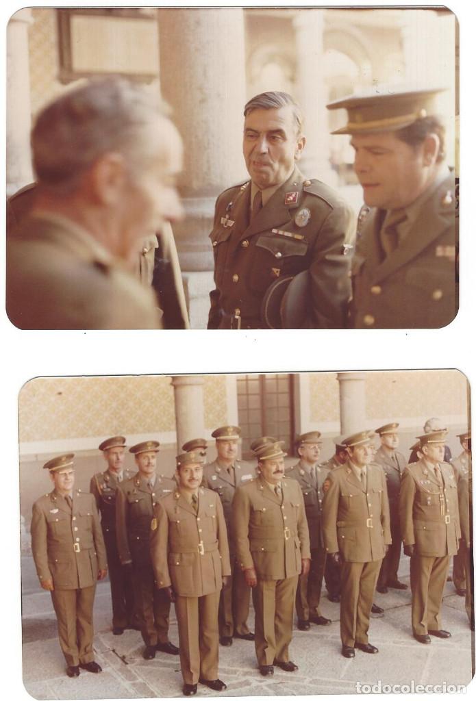 Militaria: OFICIALES DE ARTILLER&Iacute;A EN LOS A&Ntilde;OS 60/70 - 2 FOTOGRAF&Iacute;AS