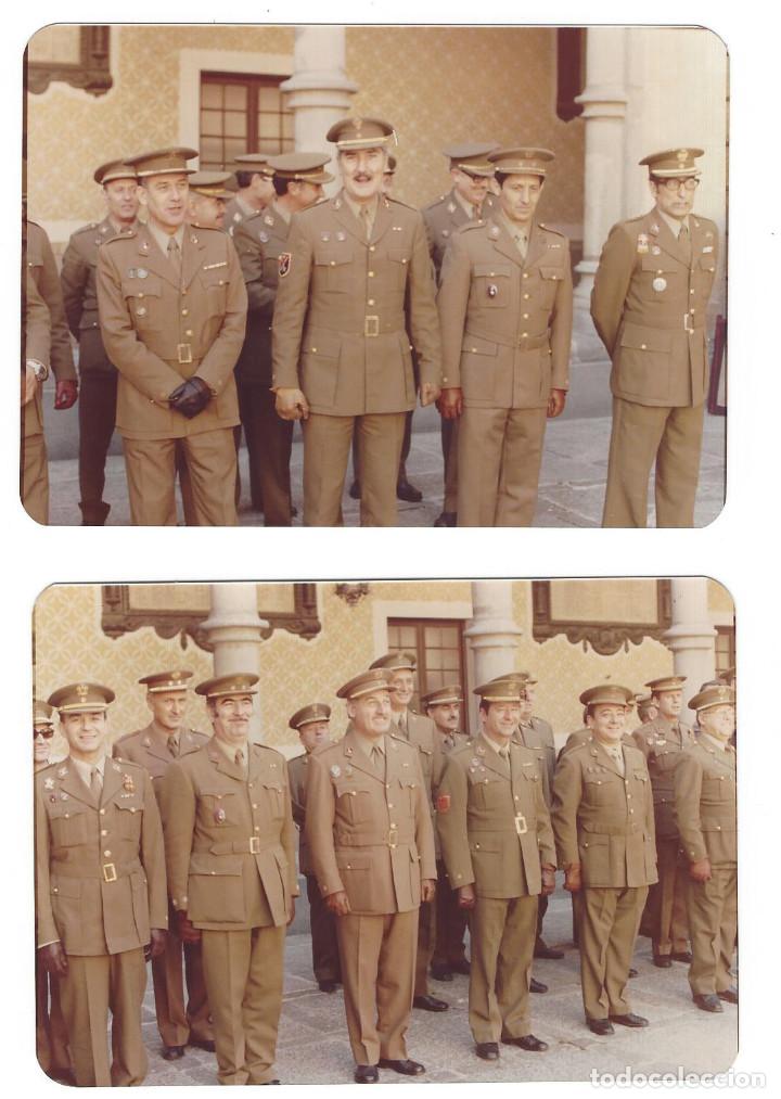 Militaria: OFICIALES DE ARTILLER&Iacute;A EN LOS A&Ntilde;OS 60/70 - 2 FOTOGRAF&Iacute;AS